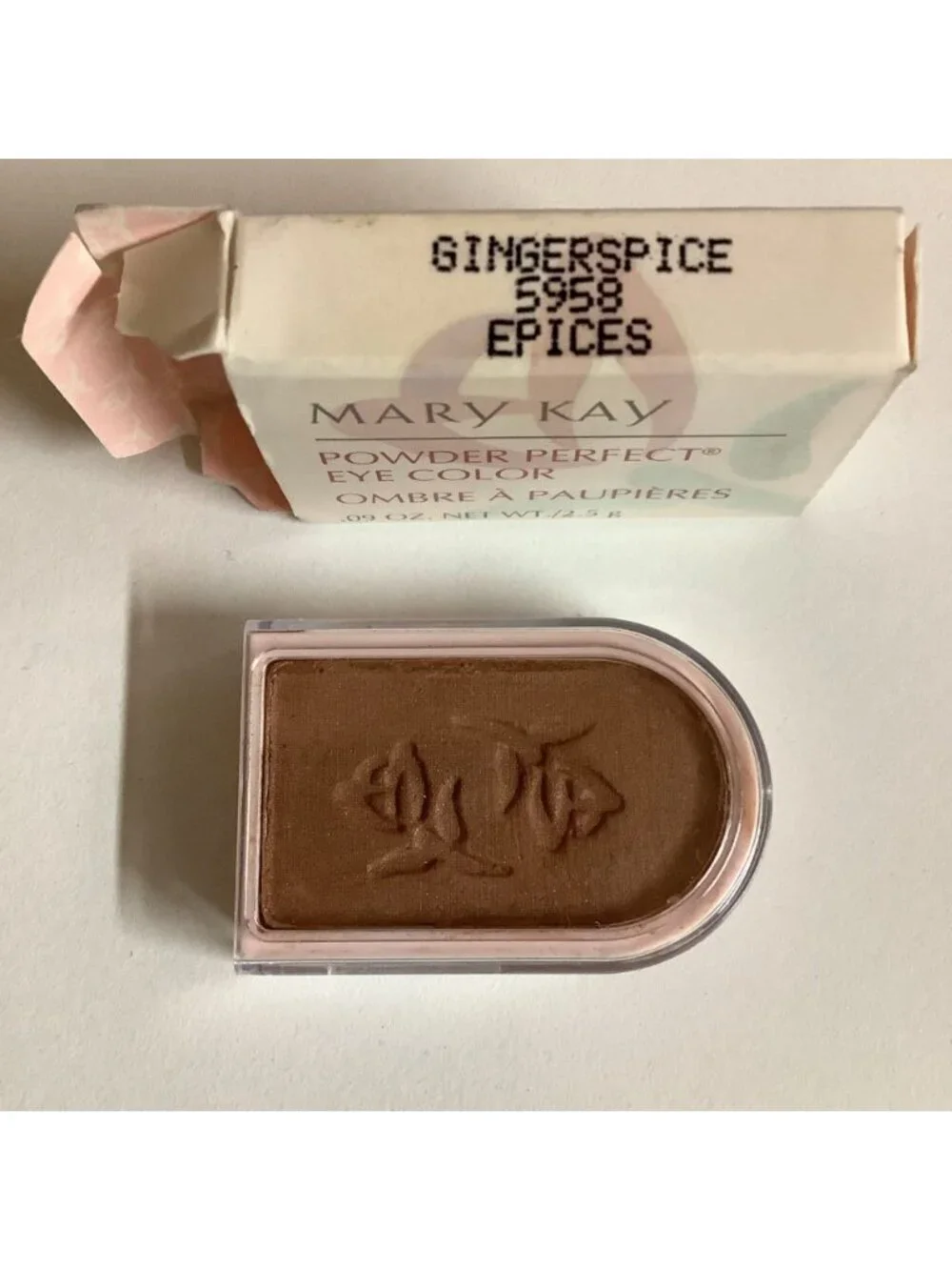 Mary Kay GINGERSPICE 5958 Powder Perfect Eye Color .09oz, Discontinued Rare Find